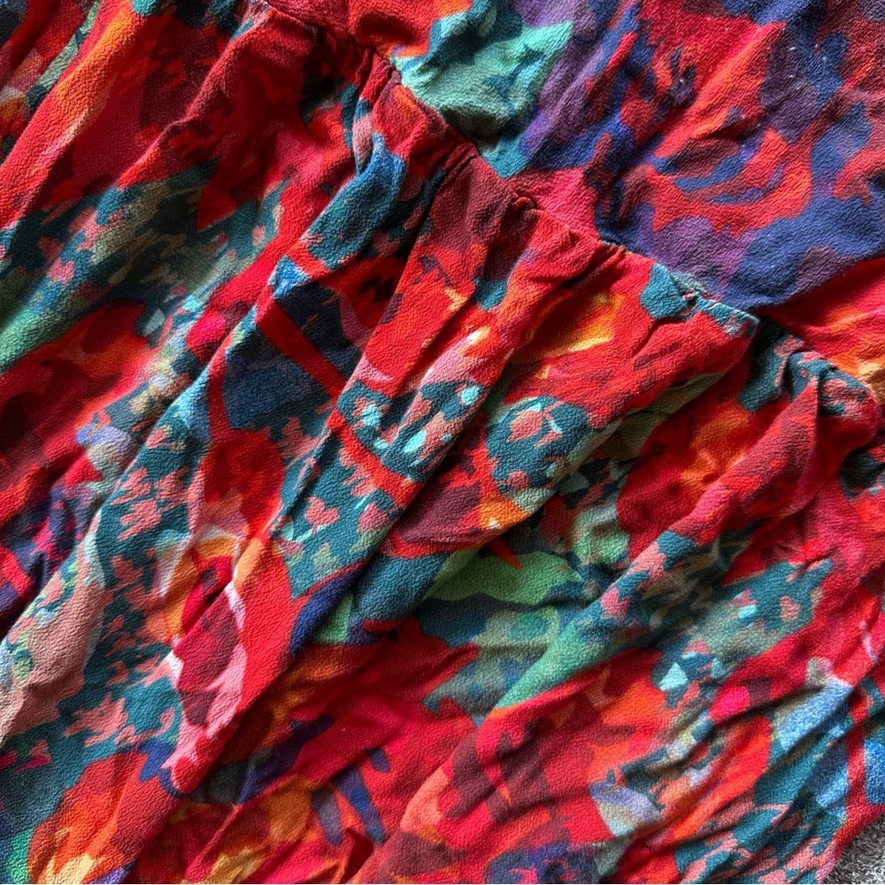 Soft Surroundings Printemps Floral Midi Dress - Picture 5 of 5